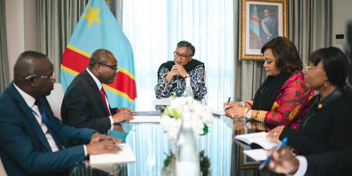 Première ministre Judith Suminwa en pourparlers