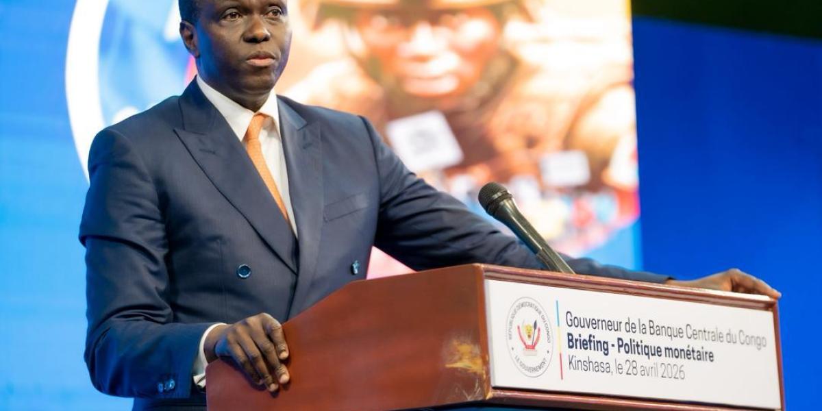 André Wameso, gouverneur de la banque centrale du Congo