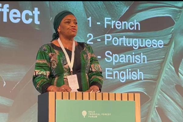 Ève Bazaiba, ministre d’État,ministre de l’Environnement de la République Démocratique du Congo (RDC)