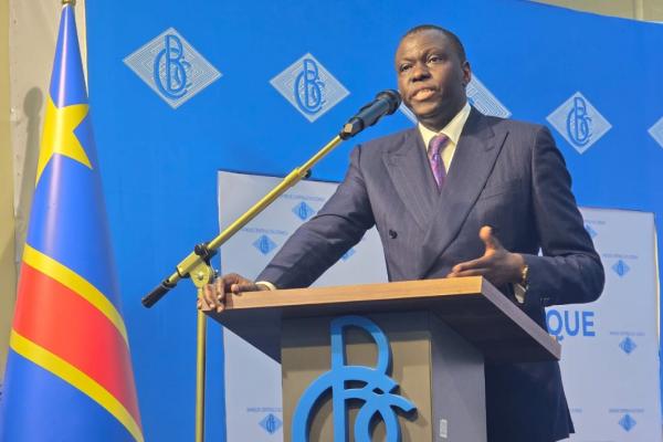 André Wameso, gouverneur de la Banque centrale du Congo